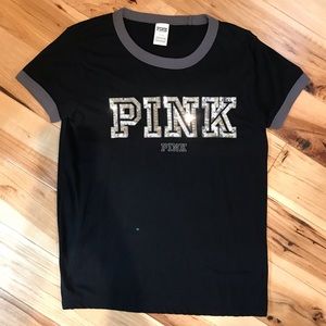 ⚡️EUC Victoria’s Secret Pink sequin short sleeve